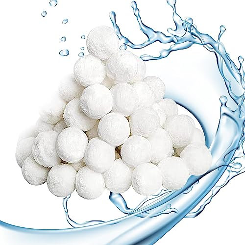 Vesone Filter Balls For Pool | Reusable Pump Pool Filter Ball Systems Sand Replacement - Filter Balls Replace Fiber Filter Media For Aquariums, Fish Tanks