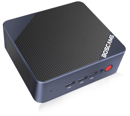 BOSGAME B95 Mini PC Intel 12th N95, 16GB RAM, 512GB SSD, Support Triple HDMI+Type-C, écrans triples, Faible consommation, HTPC