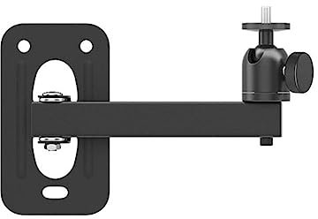 KWJNH Projector Wall Mount Bracket Boom Arm Stand Aluminum Metal For Universal 1/4 Screw Dual Hole Inch I7K8 Support Adjustable Axis
