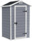 Mondo Viro Casetta da giardino in resina 1 porta Stilos cm 129x103 196h