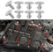 deemars Schraube der unteren Motorabdeckung, Motor-Spritzschutz-Hardware-Schraube, 90674-TY2-A01 Kühler-Motor-Zugangsabdeckungsstift und 90105-TBA-A00 Schraube der unteren Abdeckung (8PCS)