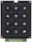 Teclado 4x3 con 12 Teclas, Teclado 3x4 Módulo de Teclado Externo con 12 Teclas, Fácil Comunicación con Cualquier Microcontrolador, Tamaño Pequeño, para Proyectos MCU Teclados de