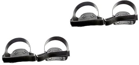 GALPADA 2pairs Shoes Spiked Shoes Hiking Boots Silicone Spikes Ice Grips for Safe Protection Reflective Stripe