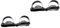 GALPADA 2 Pairs Crampons for Hiking Shoes Heavy Duty Reflective Stripe Silicone Spikes for Snow Ice (-42)