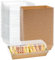 100 Pack Paper Charcuterie Boxes with Clear Lids, Cake Slice Sandwich Boxes Rectangle To Go Swiss Roll Cake Containers for Sushi Fruits Macaron Cookies Dessert Bakery