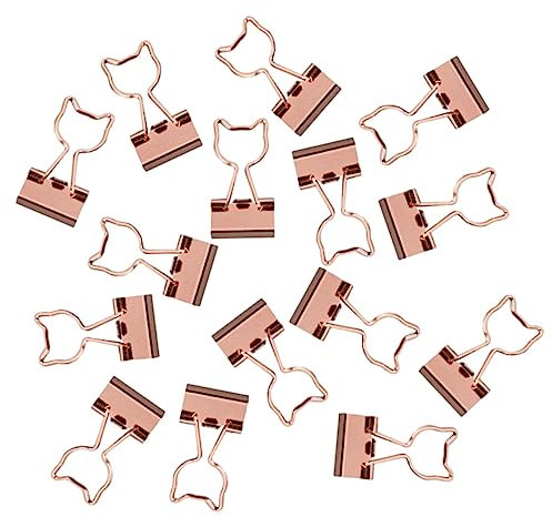 NUOBESTY 15stücke Büroklammern Aus Farbige Binder-clips Zuhause Büro Schule Zum Ordnen Von Papieren Kabeln Und Snacks