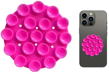 rotonda in silicone doppio lato per finestrino auto supporto per telefono con supporto per telefono specchio con supporto per telefono doccia specchio mani lib