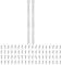 PATIKIL 35x2 Inch Piano Hinge, 2 Pack 304 Stainless Steel Continuous Hinge with Holes for Piano Gate Door Wooden Storage Box Cabinet Boat, Silver Tone