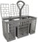 Cutlery Cage Dishwasher Basket - Dishwasher Cutlery Basket Replacement Box, Slimline Dishwasher Cutlery Basket, Cage compatible with Hotpoint fits fits, Dishwasher Basket for Cutlery