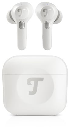 Teufel AIRY TWS PRO - True-Wireless In-Ear Bluetooth Kopfhörer mit Active Noise Cancelling, Transparenzmodus, Kabelloses Laden, IPX4 Wasserfest - Silver White