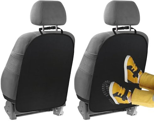 2 stycken ryggstödsskydd bil barn sätesskydd bil ryggstöd vattentätt baksätesskydd anti-smutsiga bilstolsskydd sittskydd bilar ryggstöd ryggstödsskydd för bilar SUV:ar säten
