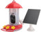 1080P HD 160 Degree Wide Angle Bird Feeder Camera with Motion Detection, App Support for Real-Time Viewing, Solar Power and Cloud Storage for Outdoor