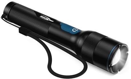 Ansmann LED Adventure Taschenlampe, leistungsstarke robuste Outdoor Taschenlampe mit drei Leuchtmodi bis zu 2435 lm, batteriebetrieben, extrem hell und zuverlässig, ideal für Camping & Angeln