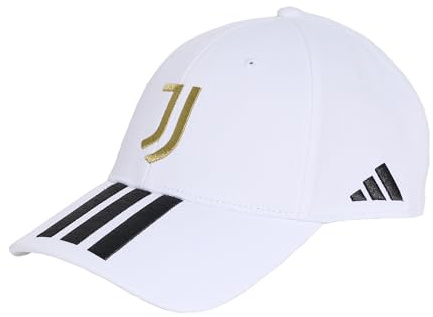 adidas Unisex Juventus Hat, White/Black/Khaki, M-L
