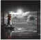 ARTLAND Wanddeko Leinwand Bilder Wandbild 100 x 100 cm Maritim Meer Küste Strand Leuchtturm Segelschiff Mond Wolken bei Nacht T6GH