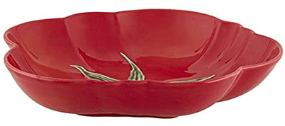 Bordallo Pinheiro Set 2 Piatti Fondi Pomodoro 25 cm