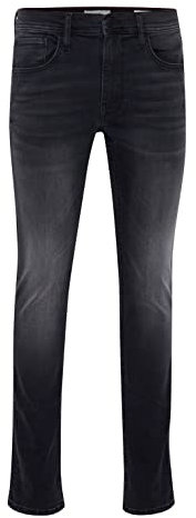 Blend BHJet Herren Jeanshose Hose mit Eingrifftaschen Gürtelschlaufen Stretch Baumwollmischung Slim fit, Größe:W30/34, Farbe:Denim Black (76204)