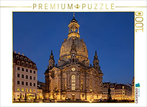 CALVENDO Puzzle Frauenkirche 1000 Teile Puzzle quer | Lege-Größe cm Foto-Puzzle für glückliche Stunden