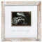 Pearhead Love at First Sight Sonogram Picture Frame, Gender Neutral Ultrasound Keepsake, Ideal Pregnancy Gift, Baby Shower and Nursery Decor, Farmhouse Rustic