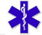 Sticker-Designs 10cm! Klebe-Folie Wetterfest Made-IN-Germany Star of Life EMT Blue Caduceus UV&Waschanlagenfest Auto-Aufkleber Profi-Qualität! F2692