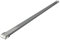 Barra Stabilizzatrice Cromo Lucido da 90 cm Sezione Rettangolare Piatta Tagliabile per Walk in Box Doccia Parete Fissa Vetro Da 6-8 mm