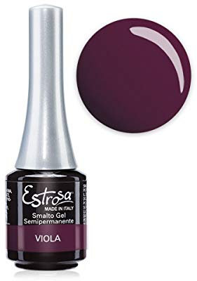 Estrosa 7482 Gel Polish Viola Smalto Gel Semipermanente 7 ml + Omaggio semipermanente 10 ml