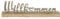 Schriftzug Willkommen Holz Aluminium Breite 45 cm