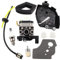 MCHNIC Carburateur avec filtre à air - Couvercle de filtre à air - Boîtier de tuyau à essence pour Honda GX35 GX35NT HHT35S 1.3 CV - Mini moteur à essence - Débroussailleuse