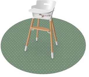 WeeSprout Baby-Spritzmatte für Kinder, groß, 129,5 x 129,5 cm, Boden-Spielmatte mit strapazierfähiger, wasserdichter Oberfläche und rutschfester Unterseite, für Säuglinge bis Kleinkinder, unter