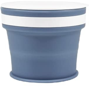 YUEXINYAN Silicone Folding Coffee Cup with Lids Collapsible Travel Cup Portable Camping Cup for Outdoor Camping Hiking(270ml)