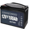 HYQNG Batteria Solare al Litio Intelligente da 12 V 100 Ah con Riscaldamento autonomo e Corrente di scarica Massima 100 A per Camper, Camper e Camper, 10 Anni di Durata della Batteria