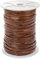 esnado Cordon de Cuir Plat 5 mm x 1,5 mm Couleur : Marron Clair Antique Longueur : 5 m