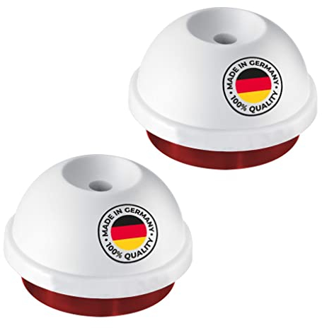 Westmark 2 Eidorn/Eierpieker, Kunststoff/Rostfreier Edelstahl, Weiß/Rot, 108022E3