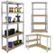 BRIEFNESS Étagère de rangement en métal - 5 étages - Pour garage, abri de jardin, serre, atelier - Capacité de charge : 875 kg - Galvanisé