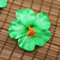 ZEYRU 30 Stück Party-Hibiskus-Kunstblumen, Party-Sommerdekorationen, Hochzeitsblumen, für DIY Hula-Haarschmuck für Mädchen, Grün