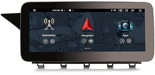 10.25 Zoll 8-Kern [4GB+64GB] Android 14 Autoradio Für Mercedes Benz Classe GLK X204 NTG 4.0 Unterstützt GPS Navi Kabellos Carplay IPS WiFi DSP DAB+
