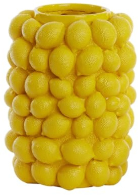 Dirk Davids Leuchten GmbH Deko Vase Gelb Ø31x41 cm