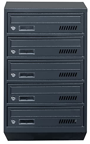 Generic 5er Briefkastenanlage EURO GDS5 RAL 7016