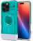 Spigen Classic C1 MagFit Hülle für iPhone 16 Pro, Kompatibel mit MagSafe Zubehör -Bondi Blue