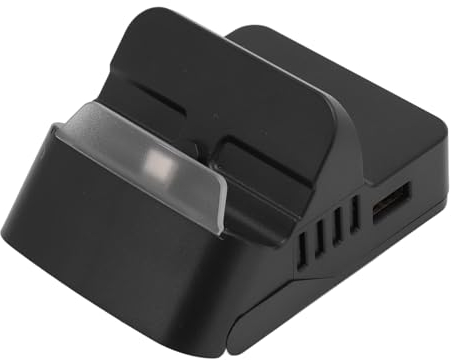 Docking Station TV, Caricatore Portatile per OLED, 4K 1080P, Porta USB 3.0 Tipo C, Display HD con Tasto, per Switch, per OLED