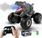 BOBOTATA Dinosaurier Truck Spielzeug Ferngesteuertes Auto Kinder Monstertruck ab 3 4 5 6 7 8 + Jahre, 2.4 GHz mit Licht, Klang, Sprühen, All Terrain RC Cars Spielzeug Geschenke für Jungen