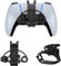 Ruote da Corsa per PS5, Mini Volante Controller di Gioco Accessori Ausiliari del Volante di Ricambio per PS5 (Nero)