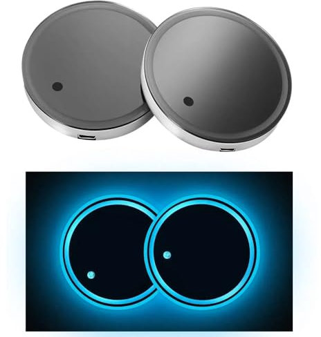 Car Cup Coaster for Ford Puma St 2022 2023 2024, Cup Holder Insert Coaster - Anti Slip Cup Mat, Car Interior Accessories