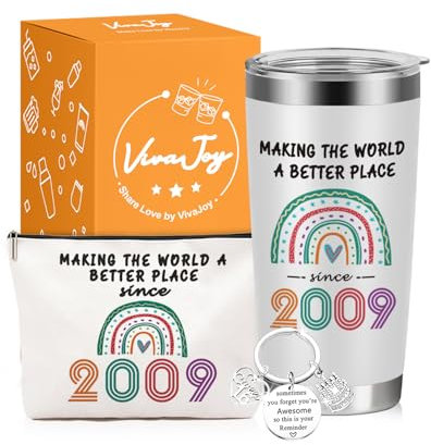 VivaJoy 16th Birthday Gifts Girl - Sweet 16th Birthday Gifts Rainbow Mugs, Personalised 16 Year Old Girl Birthday Present for Best Friend, Sister, Daughter, Cool Presents for 16 Year Olds Girl