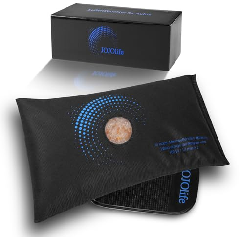JOJOlife luftentfeuchter für Autos, 1 kg, Auto Entfeuchter mit Anti-Rutsch-Pad, Hält trocken und verhindert das Beschlagen der Scheiben, Wiederverwendbar, Ideal für Auto, Kleiderschrank und Schrank
