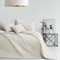 RESTILO Tagesdecke 240x260 cm Creme Hellbeige Bettüberwürf zweiseitig Ultrasonic Steppung Polyester Softa