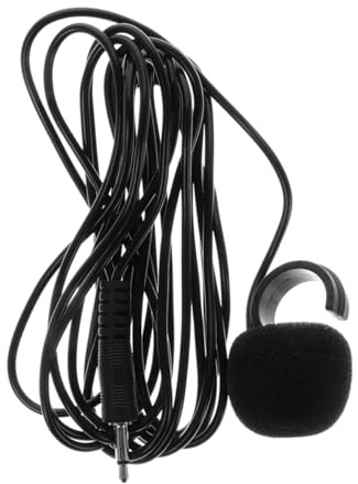 Toddmomy Instrumentenmikrofon Tragbares Kleiner Handmikrofon für Orchester | Schwarz, 5m Kabel, Abs Kunststoff, für Flöte und Saxophon bei Konzerten und Aufnahmen