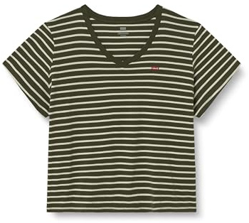 Levi's Damen Plus Size V-Neck Tee T-Shirt