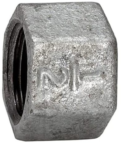 RIEGLER 113142-TFK 300-38 Kappe 300, IG, Rp 3/8, schwarzer Temperguss feuerverz., 1Stk