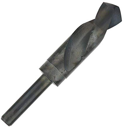 1/2 Foret Droit Hélicoïdaux, Forets de Fraisage en Acier à Grande Vitesse 24.5mm/26mm/27mm/28mm(26MM)